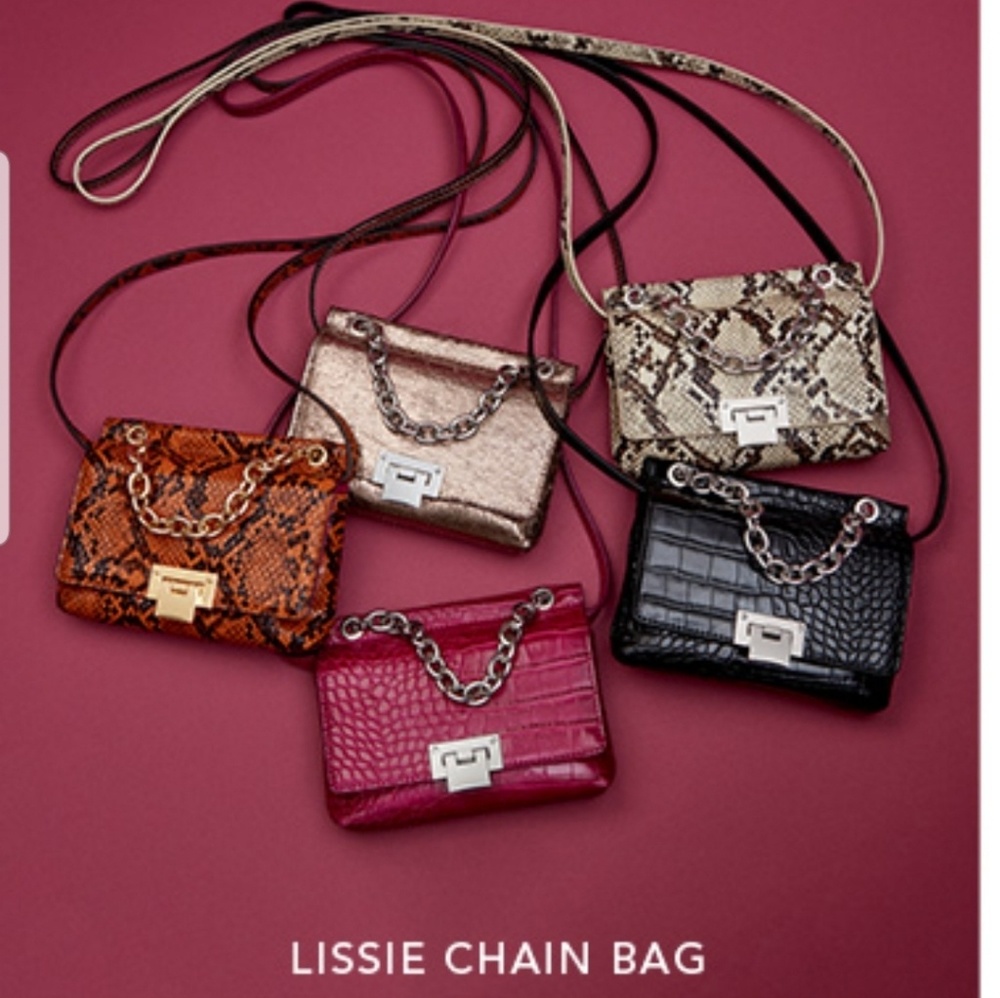 👜Sam Edelman Lissie Croc Mini Lock Crossbody👜